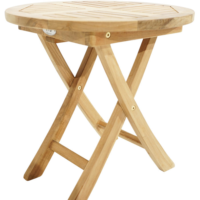 Garten Living Klappbarer Beistelltisch Bridgeview aus Teak | Wayfair.de